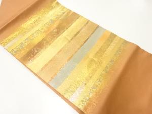 引箔花唐草模様名古屋帯